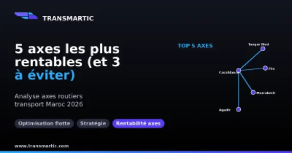 Axes routiers rentables au Maroc : top 5 à exploiter et 3 à éviter (2026)