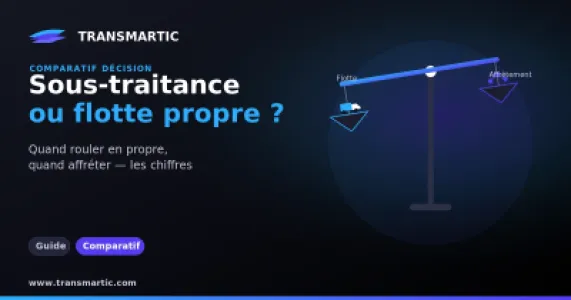 Flotte propre ou sous-traitance : comment décider avec des chiffres ?