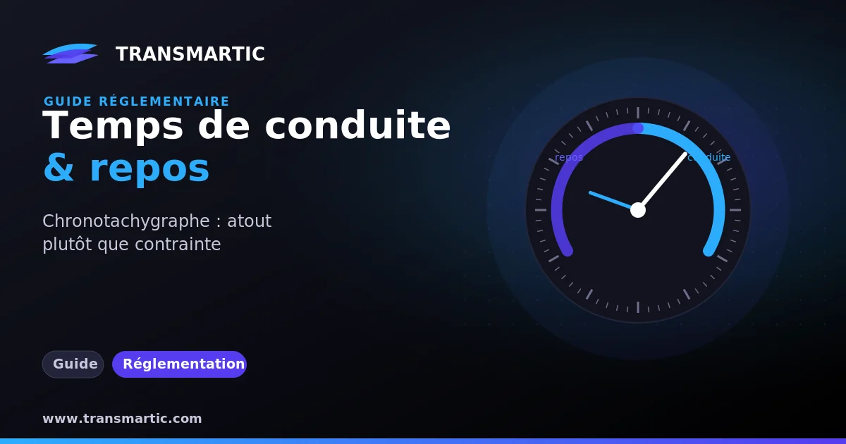 Temps de conduite et chronotachygraphe : piloter la réglementation plutôt que la subir