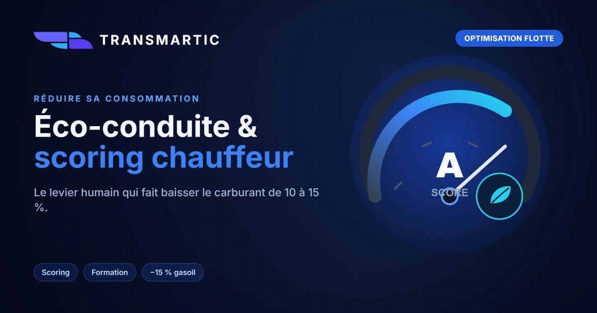 Éco-conduite et scoring chauffeur : le levier humain pour réduire le carburant