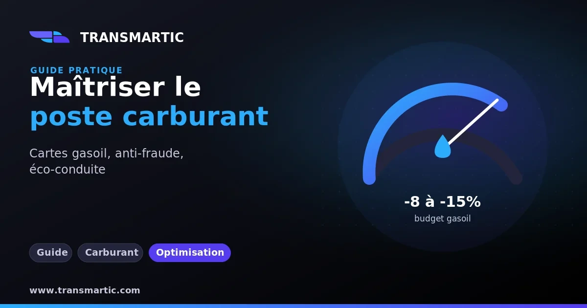Maîtrise du carburant : les 4 leviers pour réduire la facture gasoil