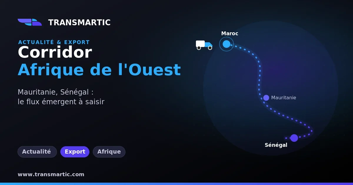 Corridor Afrique de l’Ouest : opportunités et contraintes pour les PME de transport marocaines